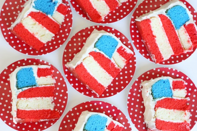 Flag Cupcakes