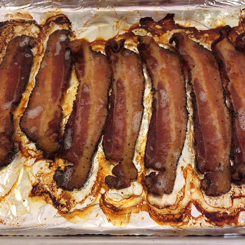 how long to cook bacon in the oven