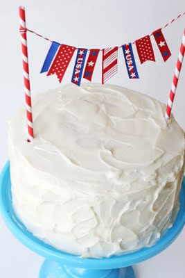 Flag Cake Layers