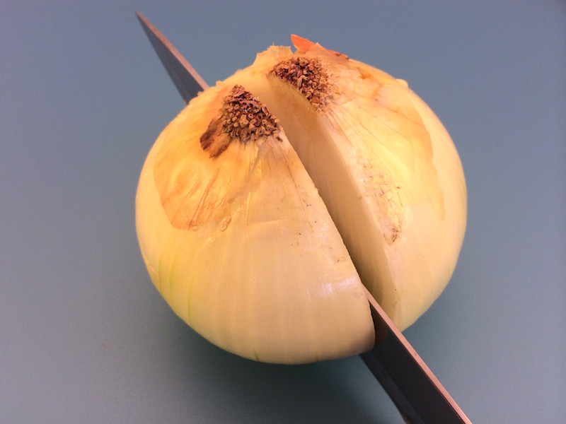 cut an onion
